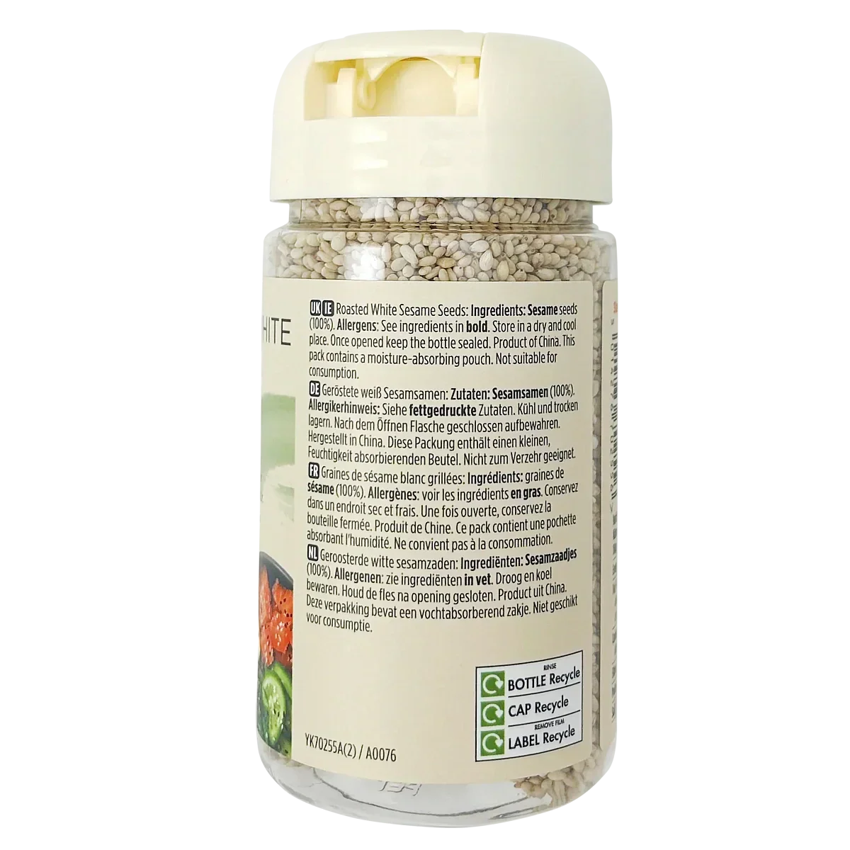 Yutaka White Roasted Sesame Seeds (100g) - Image 3