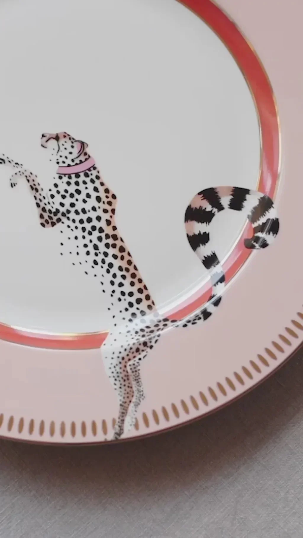 Yvonne Ellen Animal Side Plates - Set of 4 (20cm) - Image 3