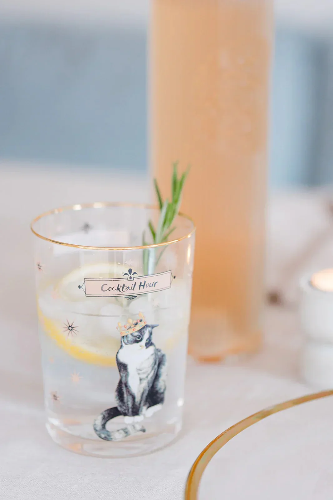 Yvonne Ellen Cat Hi Ball Glass - Image 3