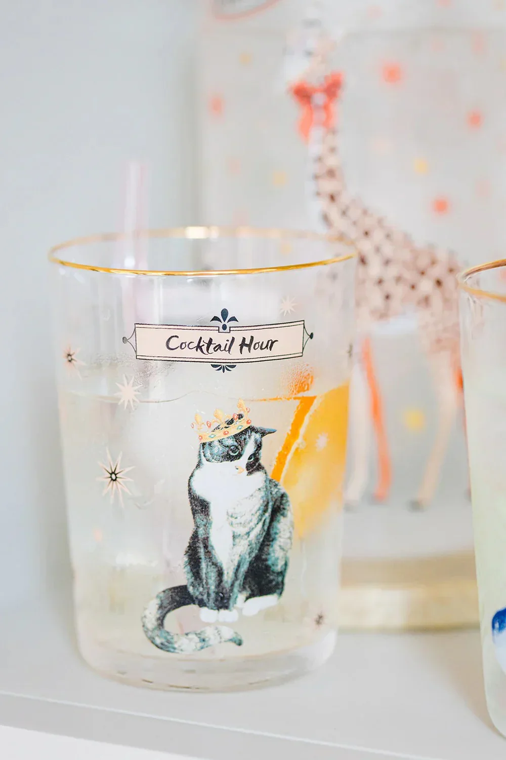 Yvonne Ellen Cat Hi Ball Glass - Image 4