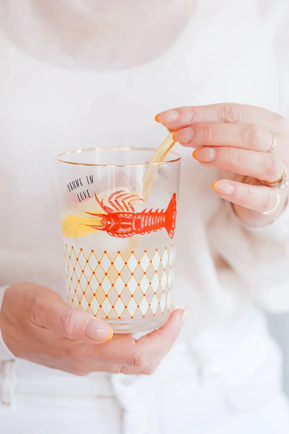 Yvonne Ellen Lobster Hi Ball Glass - Image 3