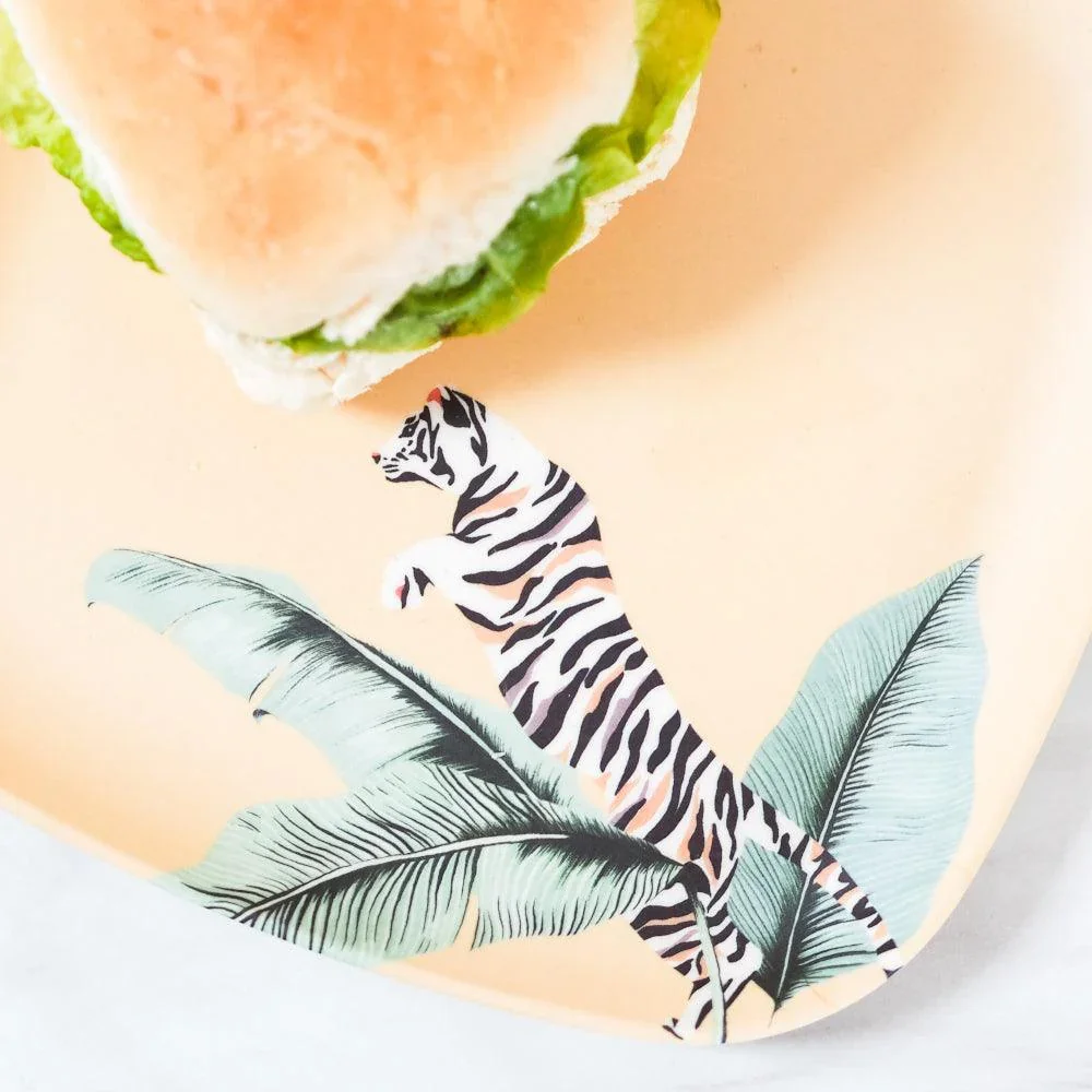 Yvonne Ellen Set of 4 Animal Melamine Plates 20cm - Image 5