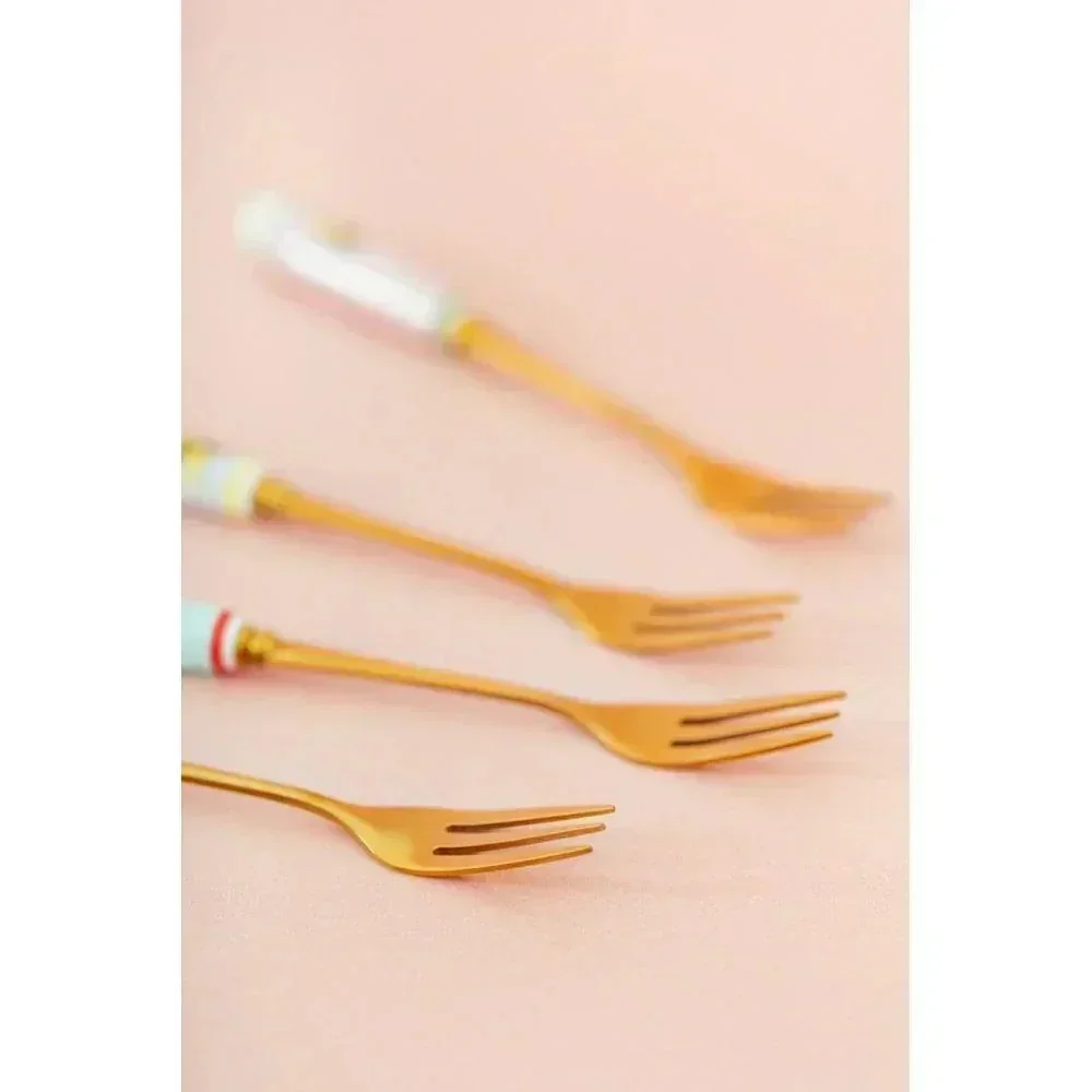 Yvonne Ellen Set of 4 Bee Cake Forks - Image 5