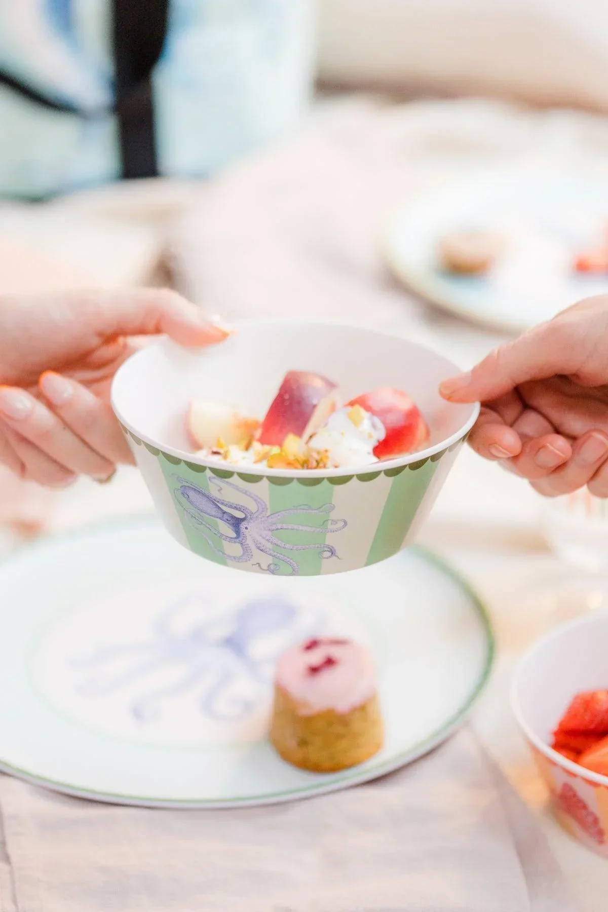 Yvonne Ellen Set of 4 Under the Sea Melamine Bowls - Image 3