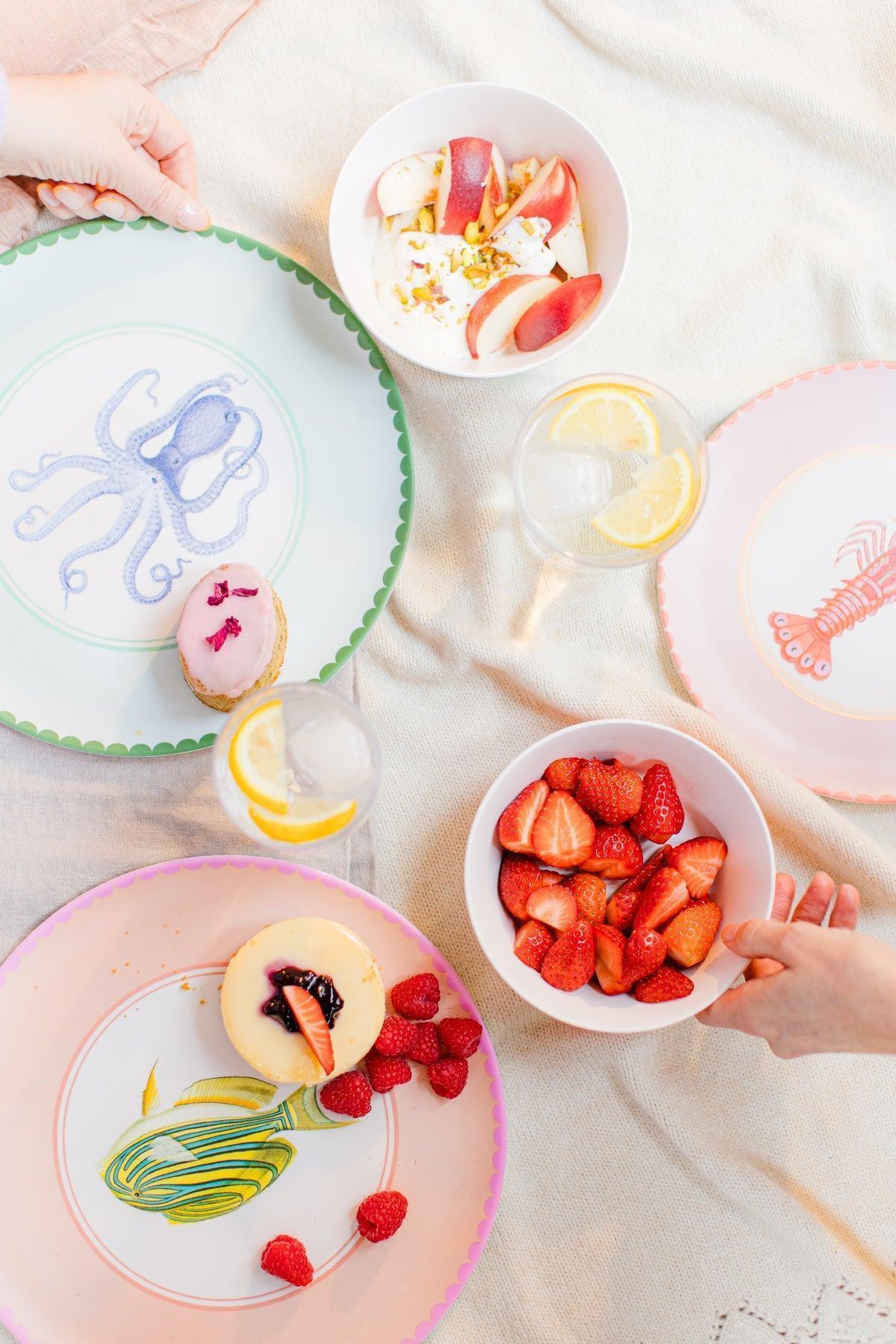 Yvonne Ellen Set of 4 Under the Sea Melamine Bowls - Image 4