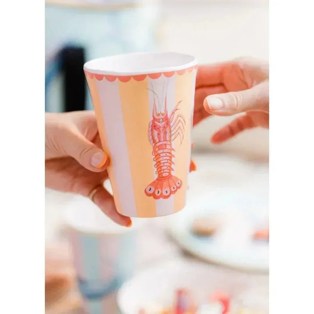 Yvonne Ellen Set of 4 Under the Sea Melamine Tumbler - Image 3