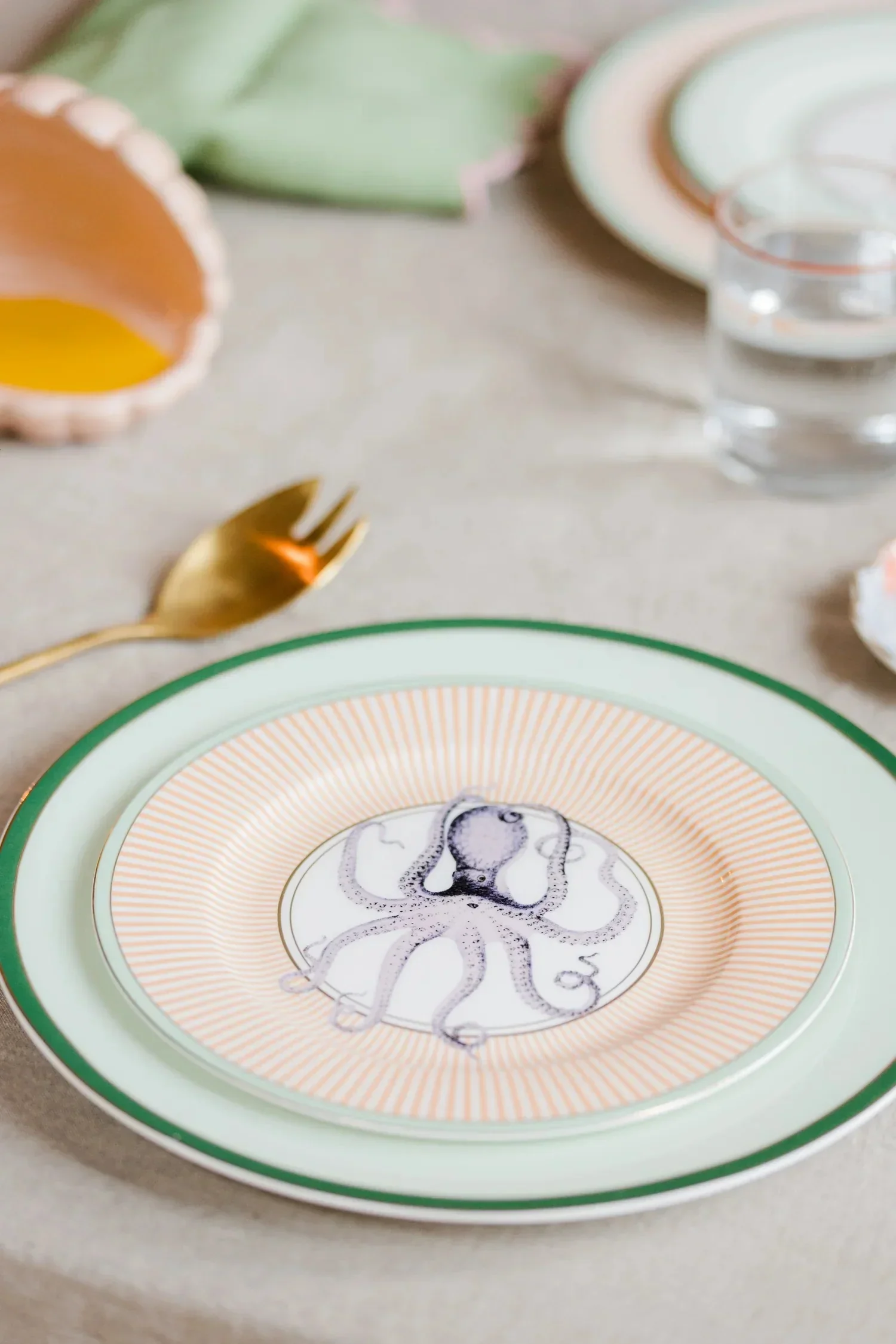 Yvonne Ellen Under The Sea Side Plates - Set of 4 (20cm) - Image 2