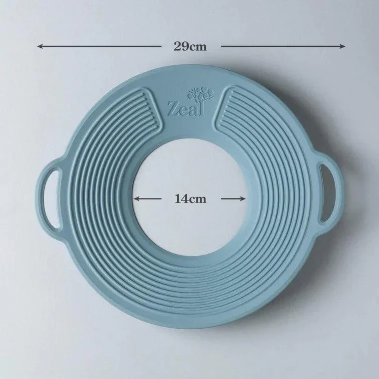 Zeal Classic Silicone Boil Over Lid - Duck Egg Blue (29cm) - Image 6