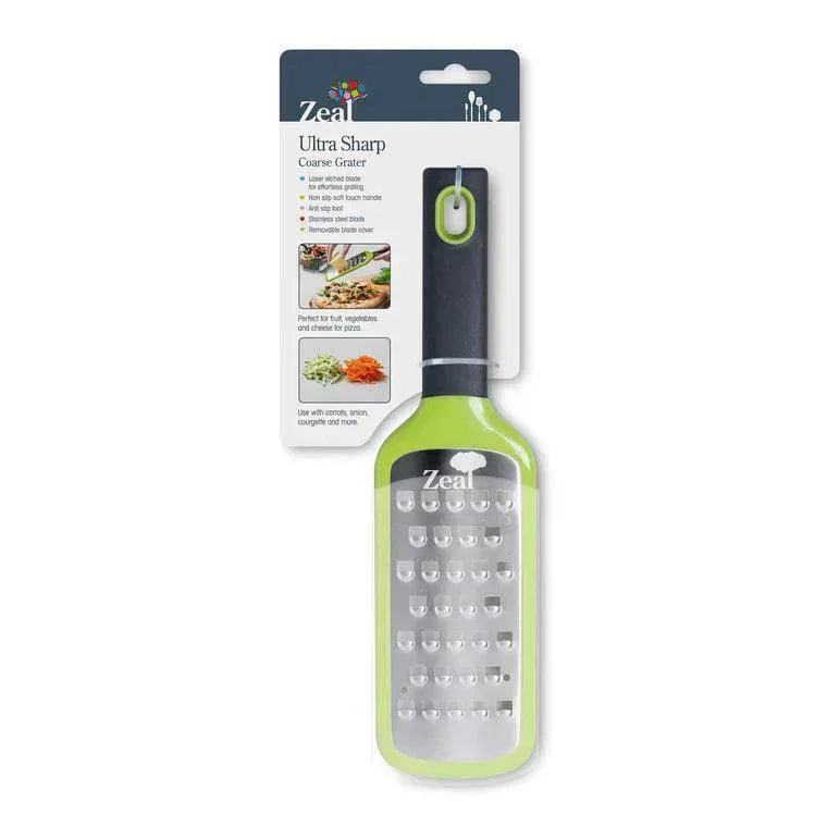 Zeal Coarse Grater with Soft Grip Handle (28cm) - Image 6