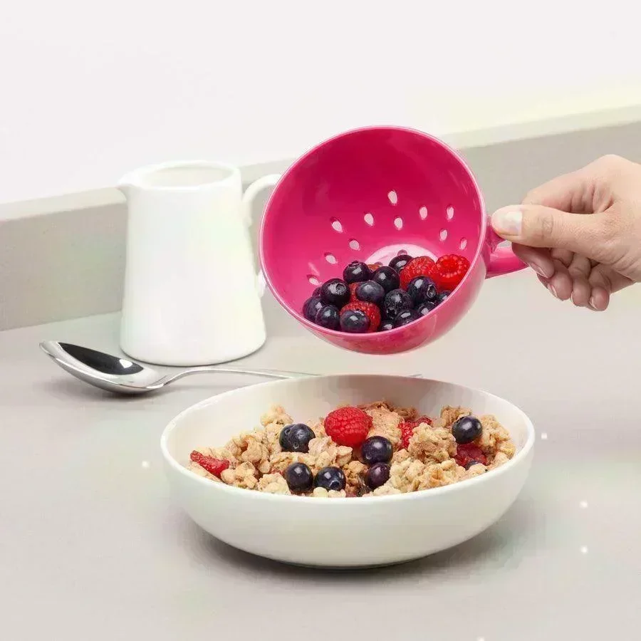 Zeal Keep It Handy Berry Colander - Aqua (10cm) - Image 5