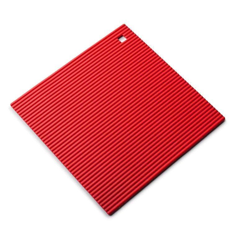Zeal Large Silicone Heat Resistant Trivet Mats - Red (22cm)