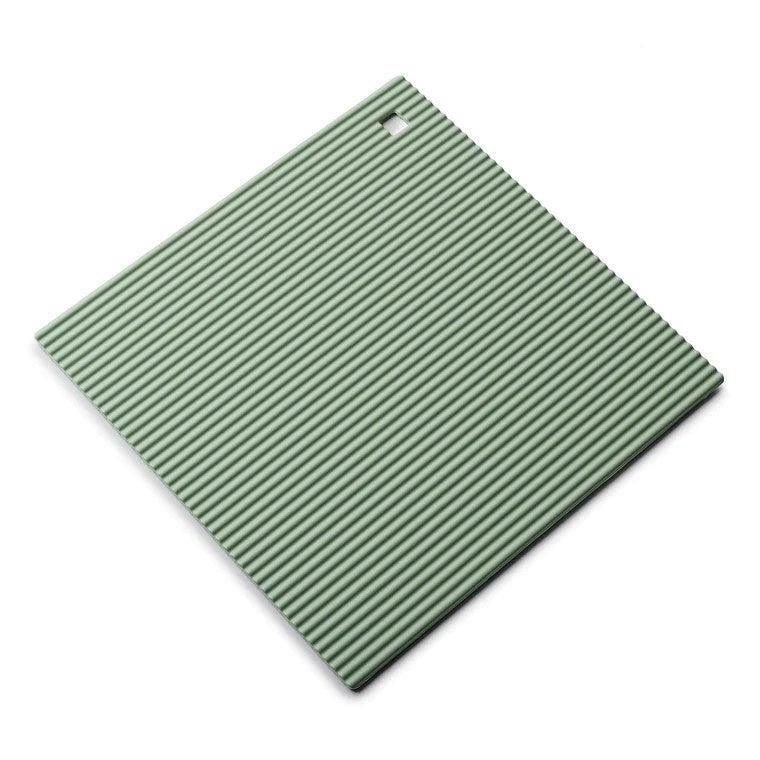Zeal Large Silicone Heat Resistant Trivet Mats - Sage Green (22cm)