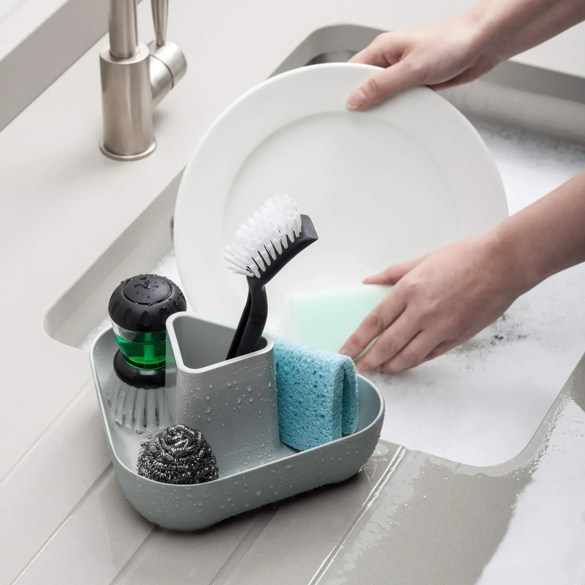 Zeal Melamine Sink Corner Tidy - Image 3