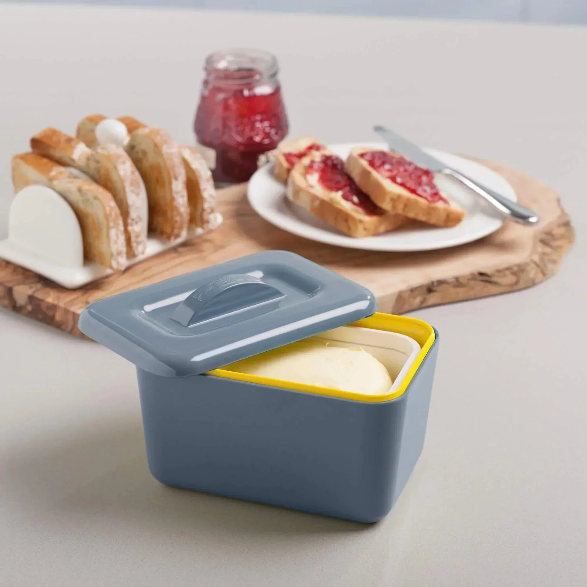 Zeal Provence Blue Butter Dish - Image 2