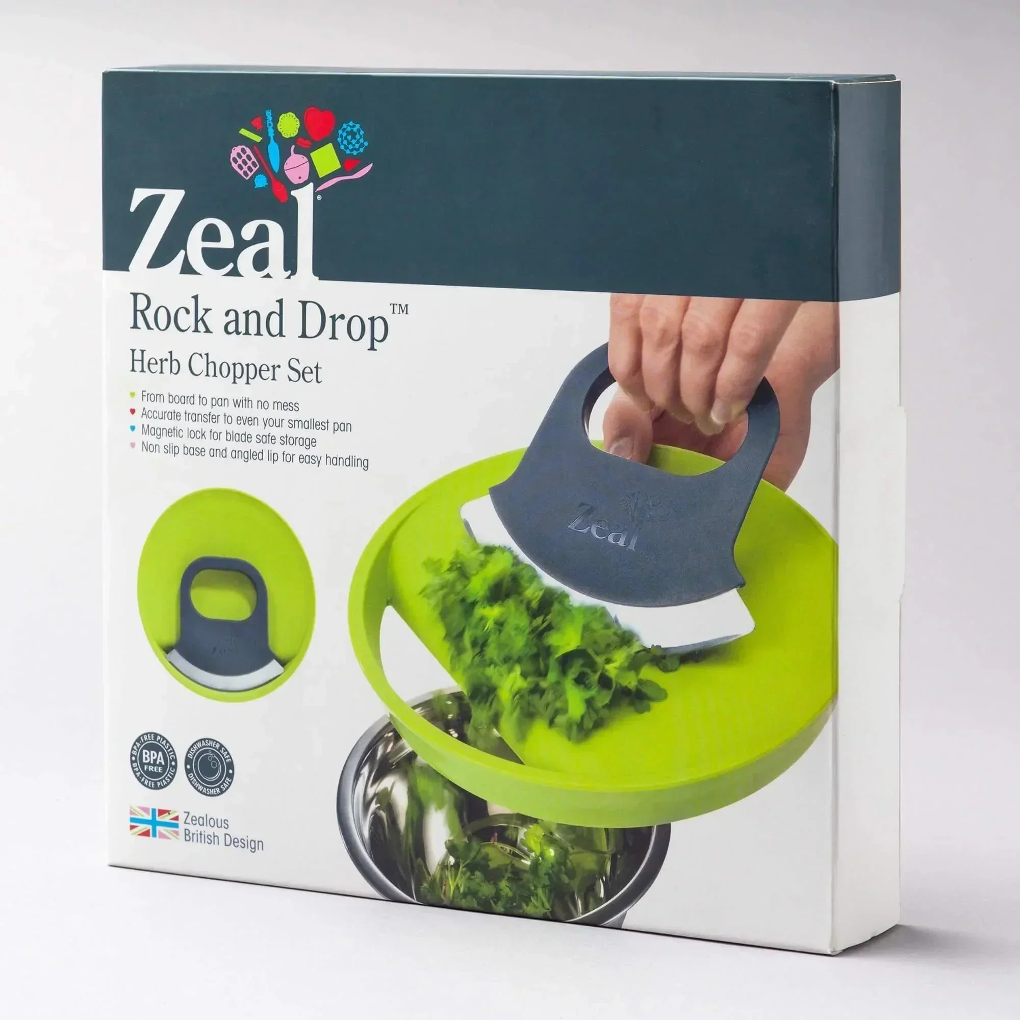 Zeal Rock and Drop™ Herb Chopper Set - Image 6