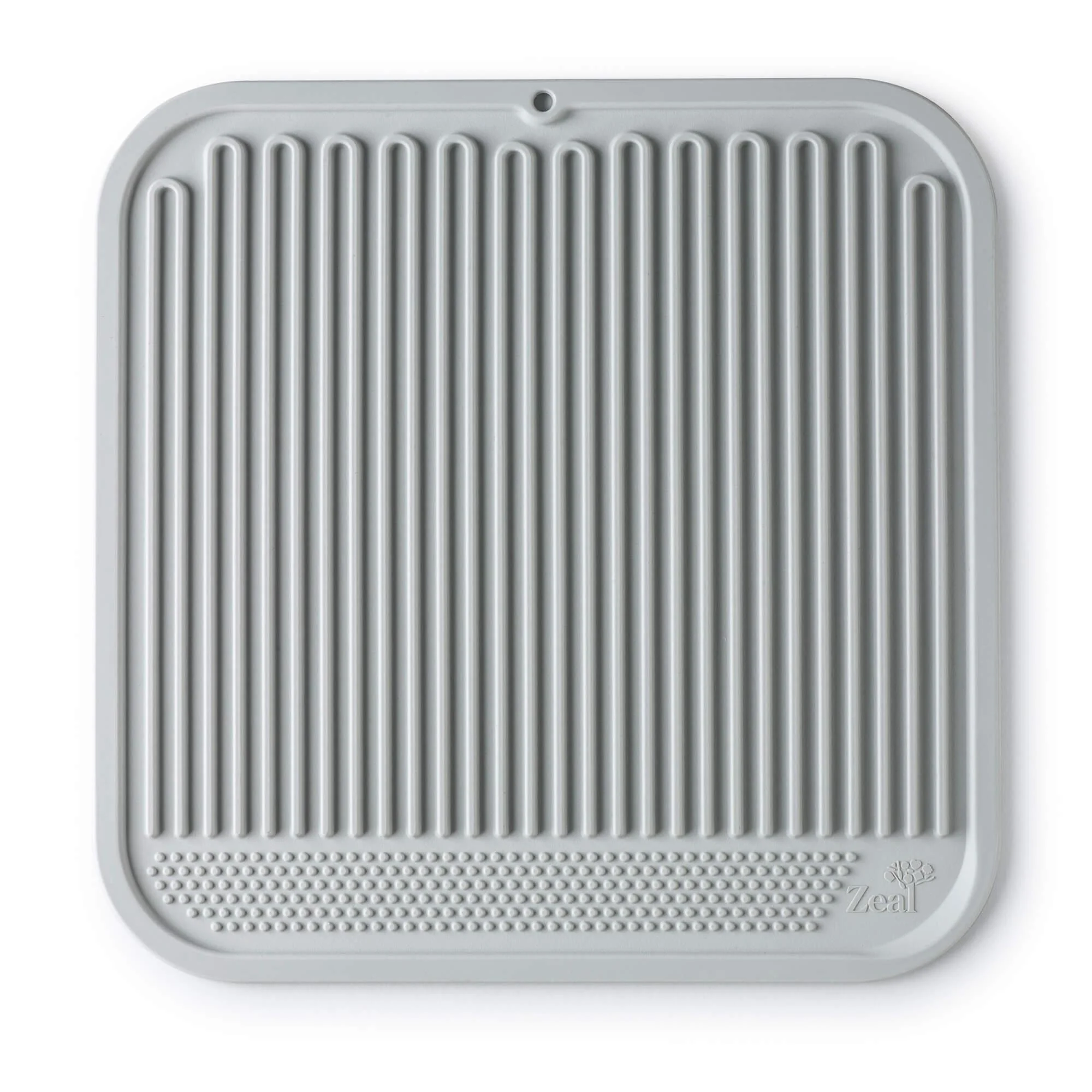 Zeal Silicone Draining Mat - Dark Grey (31cm) - Image 13