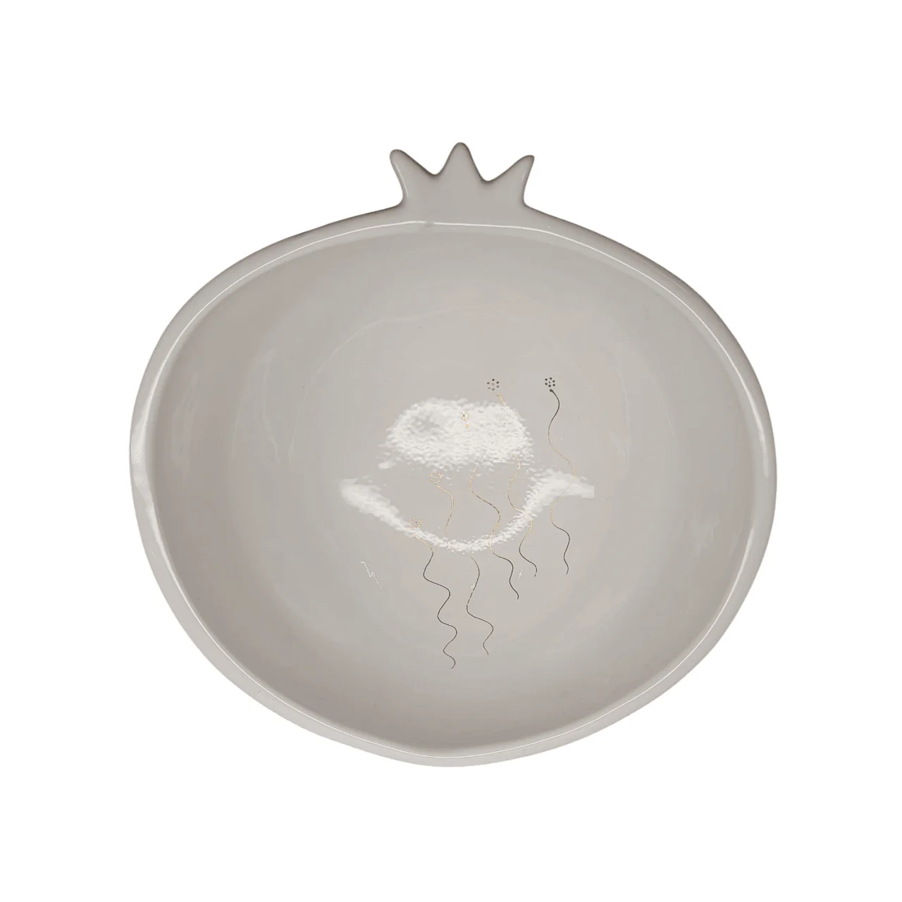 Zeeen Ceramic Bowl - Pomegranate (28cm) - Image 2