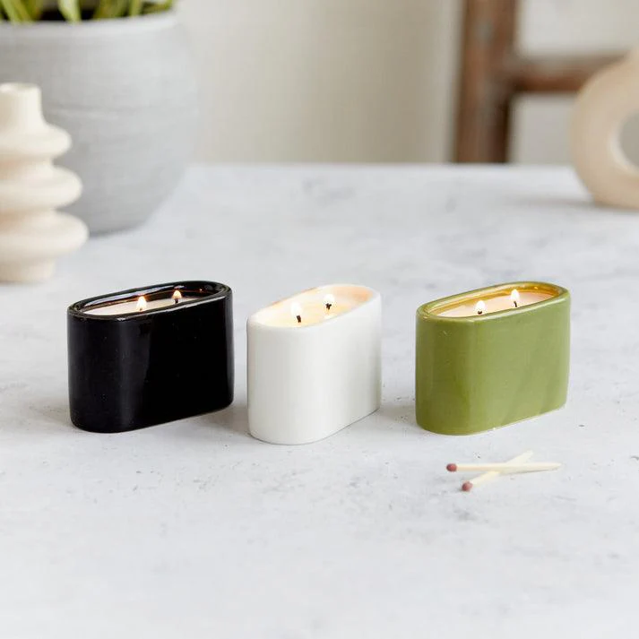 Zesty Lemons Kiln - Alfresco Baguette Tea Lights (Box of 3) - Image 3